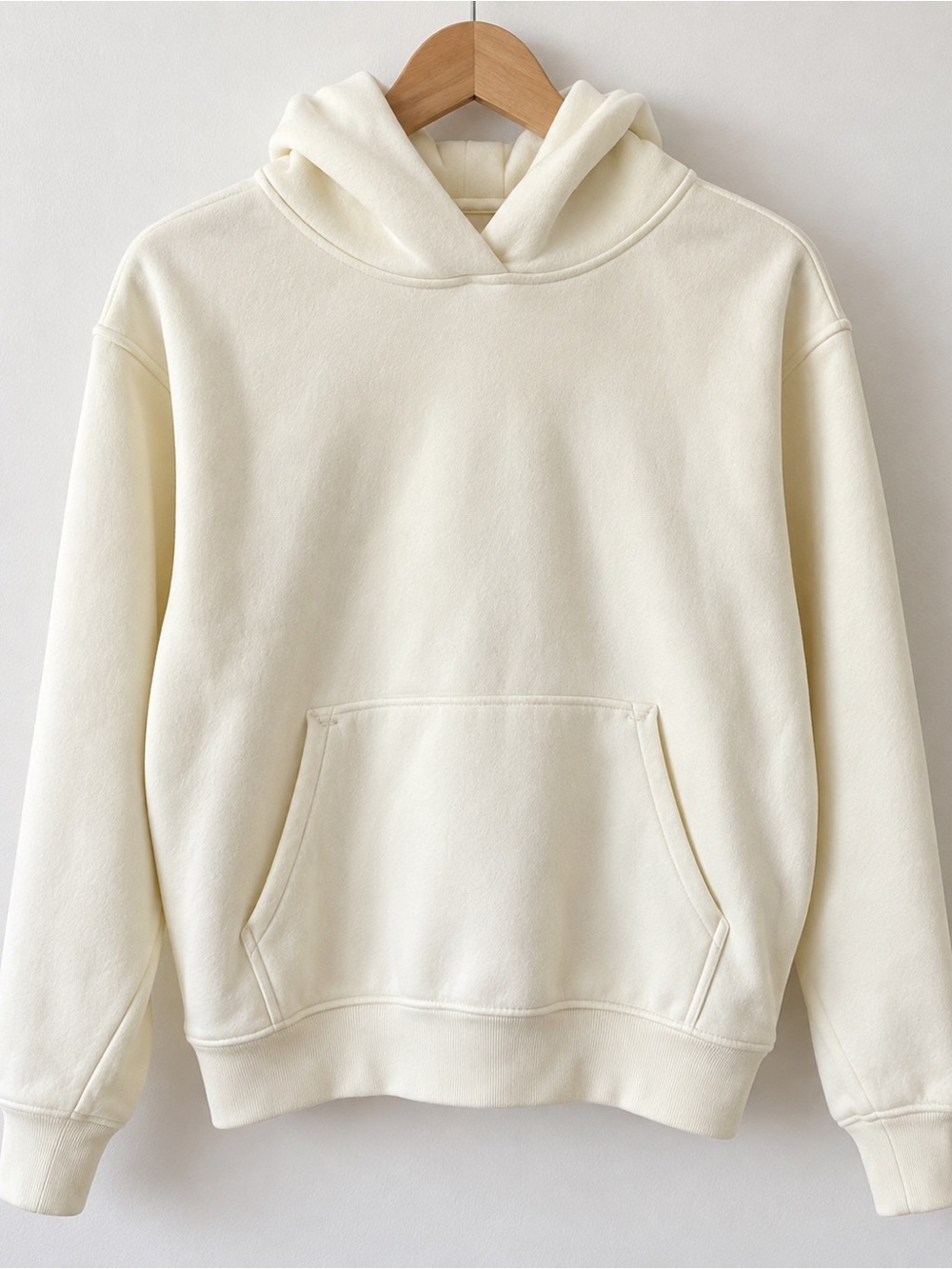 Women’s Coconut Ivory Pullover Hoodie Sweatshirt